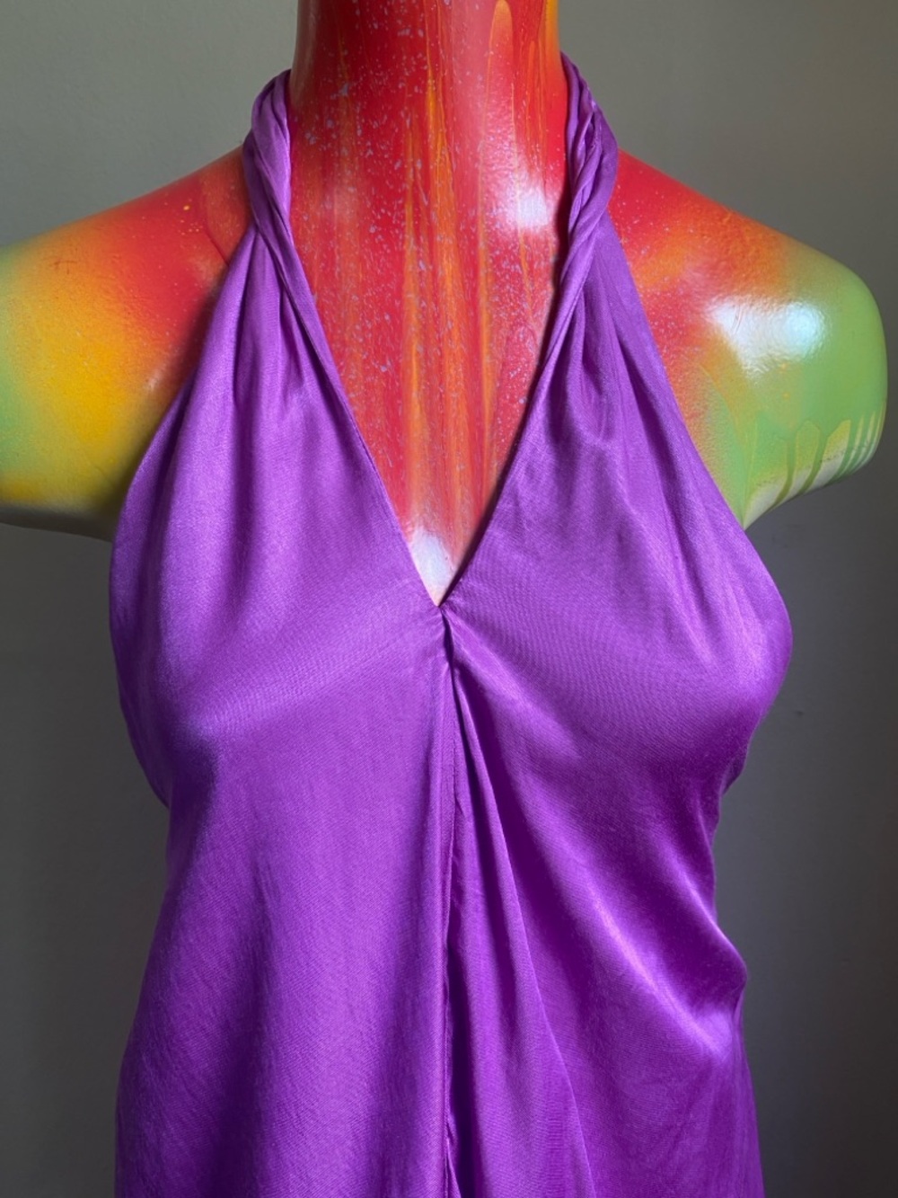 DO+BE Magenta Satin-Look Romper NWTs - Picture 11 of 13